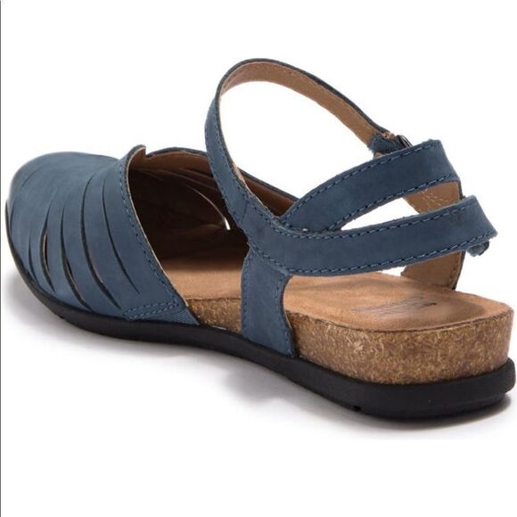 NIB Earth Origins Palomos Peyton Closed Toe Mary Jane Sandal Sz 6 Moroccan Blue - Picture 4 of 14
